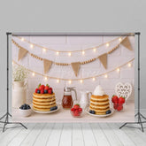 Aperturee - Aperturee Sweet Muffin White Brick Wall Cake Smash Backdrop